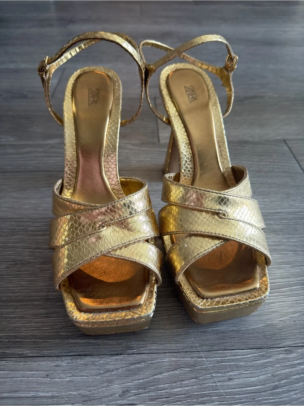 Zara platform sandals